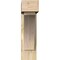 Ekena Millwork Thorton Block Rough Sawn Bracket w/ Offset Brace, Douglas Fir, 6"W x 18"D x 22"H BKT0604X18X22THR05RDF - alternate 3